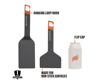 Blackstone Adventure Ready Camping Griddle Tool Kit, 5-Piece